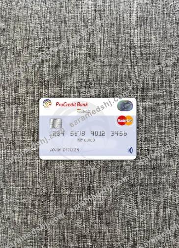 Bulgaria ProCredit Bank MasterCard photolook front